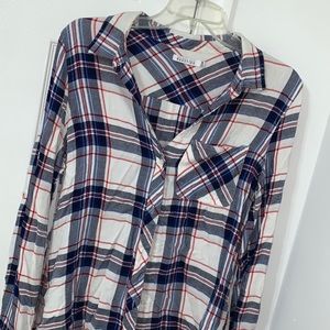 Plaid blouse
